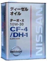 Моторное масло NISSAN KLBF0-10304 TURBO X CF-4/DH-1 10W-30 4л