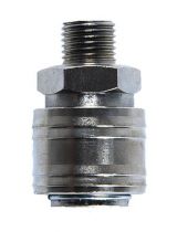 Русский мастер РМ-94267 Муфта (мама)/резьба наружная. M1/4" ESM20. Быстросъемное соединение Металл