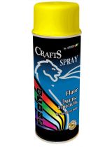 CRAFTS 696435 Краска флуоресцентная зол.-лимон. 400 мл