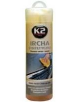 K2 M408 Салфетка замша синтетическое в тубе 66 x 43см, для удаления воды и грязи (Замена M405)