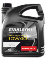 Моторное масло FAVORIT STAHLSYNT Super Benzin 10W-40 SL/CF 5л