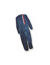 Русский мастер РМ-93079 Комбинезон малярный, XL, многоразовый, синий с красно-белыми полосами