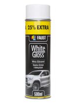FAUST FAU003 Эмаль аэрозольная белая глянцевая 500мл