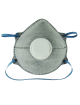 Русский мастер РМ-93291 Респиратор класс FFP2 одноразовый (чашеобразный), с клапаном выдоха (с активированным углем)