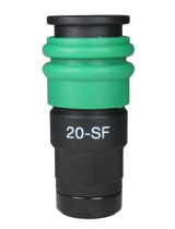 Русский мастер РМ-94311 Муфта (мама)/резьба внутренняя. F1/4'' 20-SF. Быстросъемное соединение Пластик PROFI