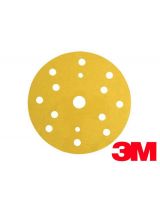 3M 50455 Круг наждачный Hookit™ P600 D=150мм 15 отверстий 255P+ золотистый