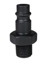 Русский мастер РМ-91891 Штуцер (папа)/резьба наружная. M1/4" EPM20. Быстросъемное соединение Пластик PROFI