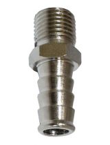 Русский мастер РМ-78279 Адаптер резьба наружная/ёлочка M1/4''/6мм. Быстросъемное соединение Металл