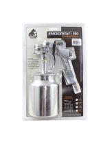 Русский мастер РМ-93987 Краскопульт 990 нижний бачок дюза 1,8мм в блистере