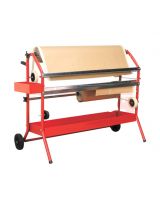 Русский мастер РМ-99528 Стойка для двух рулонов маскировочной бумаги до 60см с автонаклейкой малярной ленты