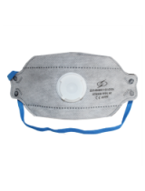 Русский мастер РМ-91881 Респиратор класс FFP2 одноразовый (складной), с клапаном выдоха (с активированным углем)