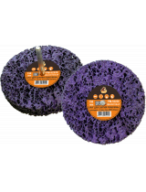 Русский мастер РМ-52220 Круг для снятия ржавчины на шпинделе 8мм фиолетовый d=150мм