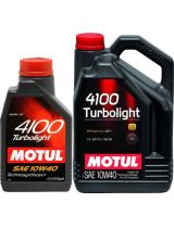Моторное масло MOTUL 4100 TURBOLIGHT 10W-40 4+1л
