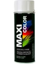 MAXI COLOR 9003mMX Эмаль-аэрозоль универсальная RAL9003 матовая сигнально-белая 400мл