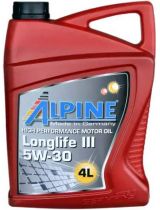 Моторное масло ALPINE 0100288 Longlife III 5W-30 4л