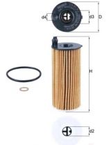 KNECHT-MAHLE OX813/2D Фильтр масляный