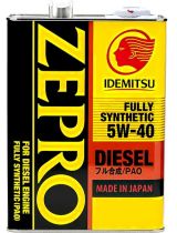Моторное масло IDEMITSU 2863041 ZEPRO FULLY SYNTHETIC CF 5W-40 4л