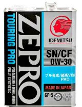 Моторное масло IDEMITSU 3615041 ZEPRO TOURING PRO SN/GF-5 0W-30 4л