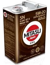 Моторное масло MITASU MJ-100-4 GOLD SN 5W-20 4л