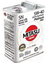 Моторное масло MITASU MJ-112-4 PLATINUM PAO 5W-40 4л