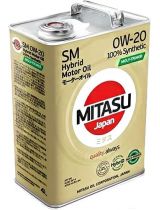 Моторное масло MITASU MJ-M02-4 MOLY-TRiMER HYBRID 0W-20 4л