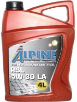 Моторное масло ALPINE 0100309 RSL 5W-30 LA 4л