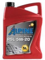 Моторное масло ALPINE 0100152 RSL 5W-20 5л