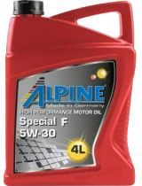 Моторное масло ALPINE 0100189 Special F 5W-30 4л