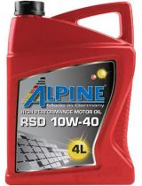 Моторное масло ALPINE 0100128 RSD 10W-40 4л