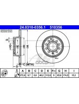 ATE 24.0310-0356.1 Тормозной диск