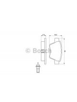 BOSCH 0 986 494 099 Колодки дисковые
