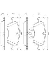 BOSCH 0 986 494 096 Колодки дисковые