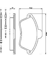 BOSCH 0 986 460 951 Колодки дисковые
