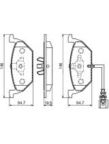 BOSCH 0 986 494 019 Колодки дисковые