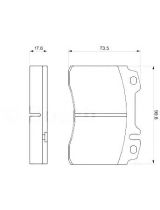 BOSCH 0 986 460 966 Колодки дисковые