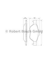 BOSCH 0 986 424 558 Колодки дисковые