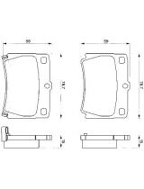 BOSCH 0 986 424 711 Колодки дисковые