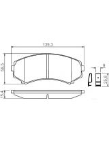 BOSCH 0 986 424 709 Колодки дисковые