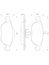 BOSCH 0 986 424 507 Колодки дисковые
