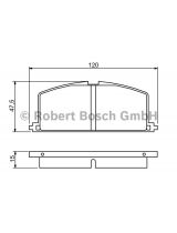 BOSCH 0 986 468 701 Колодки дисковые