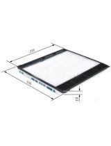 BOSCH 1 987 432 226 Фильтр салонный