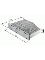 BOSCH 1 987 432 381 Фильтр салонный, угольный