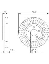 BOSCH 0 986 479 D38 Тормозные диски