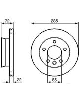 BOSCH 0 986 479 212 Тормозной диск