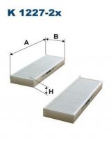 FILTRON K 1227-2X Фильтра салонный