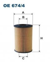 FILTRON OE 674/4 Фильтр масляный