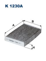 FILTRON K 1230A Фильтра салонный угольный