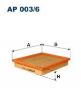 FILTRON AP 003/6 Фильтр воздушный