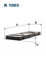 FILTRON K 1003 Фильтра салонный