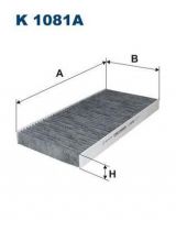 FILTRON K 1081A Фильтра салонный угольный